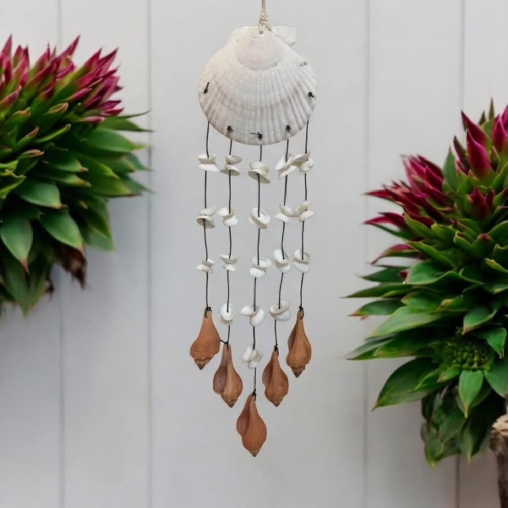 Sale! Gorgeous seashell hanging chime
